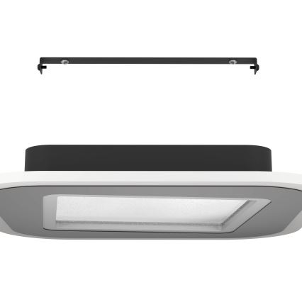 Eglo - LED Pritemdomas lubinis šviestuvas LED/20W/230V 2700-6500K juoda + nuotolinio valdymo pultas