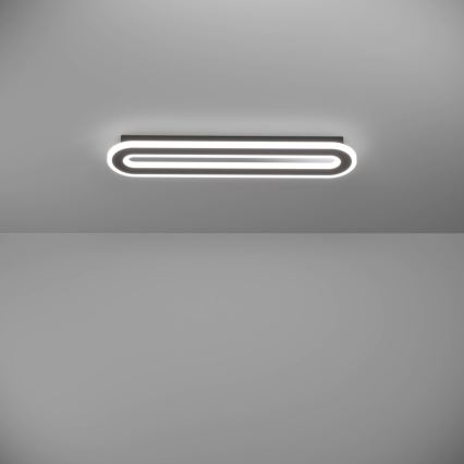 Eglo - LED Pritemdomas lubinis šviestuvas LED/20W/230V 2700-6500K juoda + nuotolinio valdymo pultas
