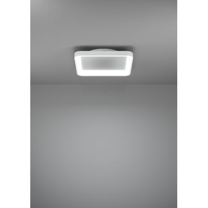 Eglo - LED Pritemdomas lubinis šviestuvas LORETELLO LED/12W/230V balta + nuotolinio valdymo pultas