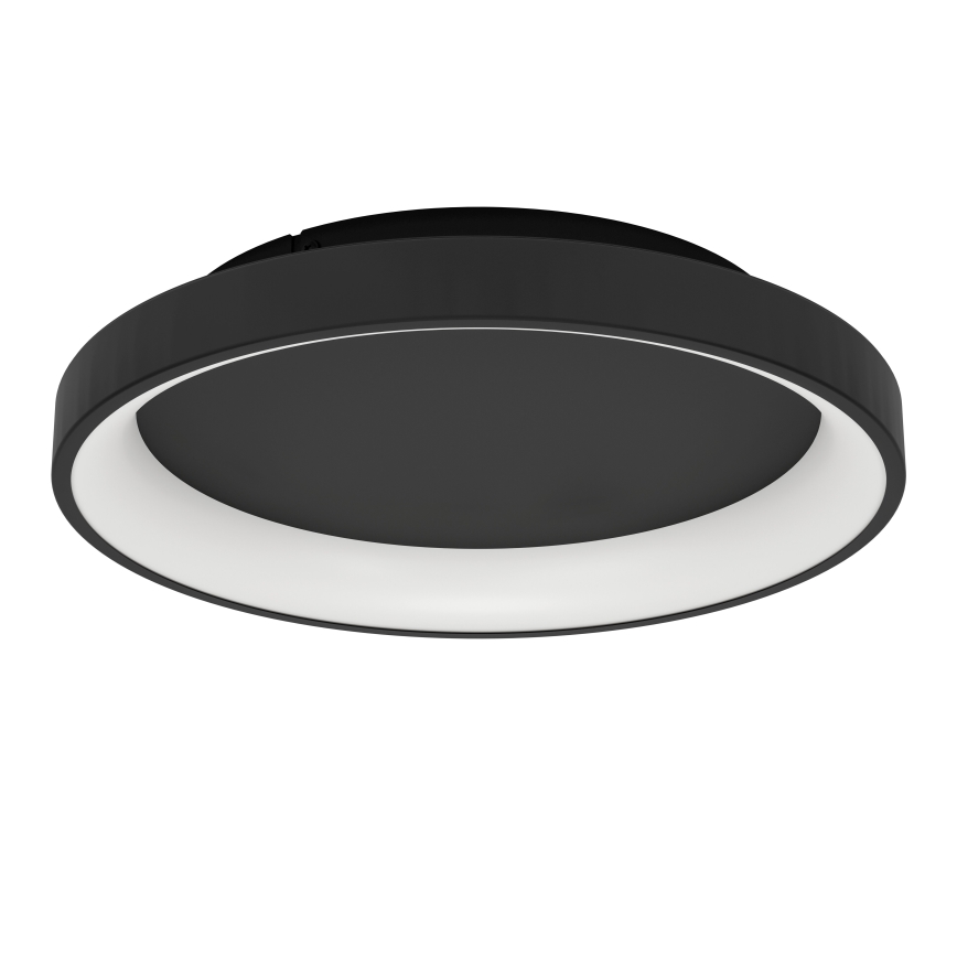 Eglo - LED Pritemdomas lubinis šviestuvas LED/12W/230V 2700-6500K juoda + nuotolinio valdymo pultas