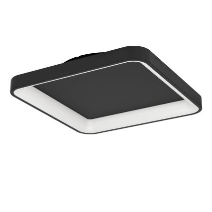 Eglo - LED Pritemdomas lubinis šviestuvas LED/12W/230V 2700-6500K juoda + nuotolinio valdymo pultas