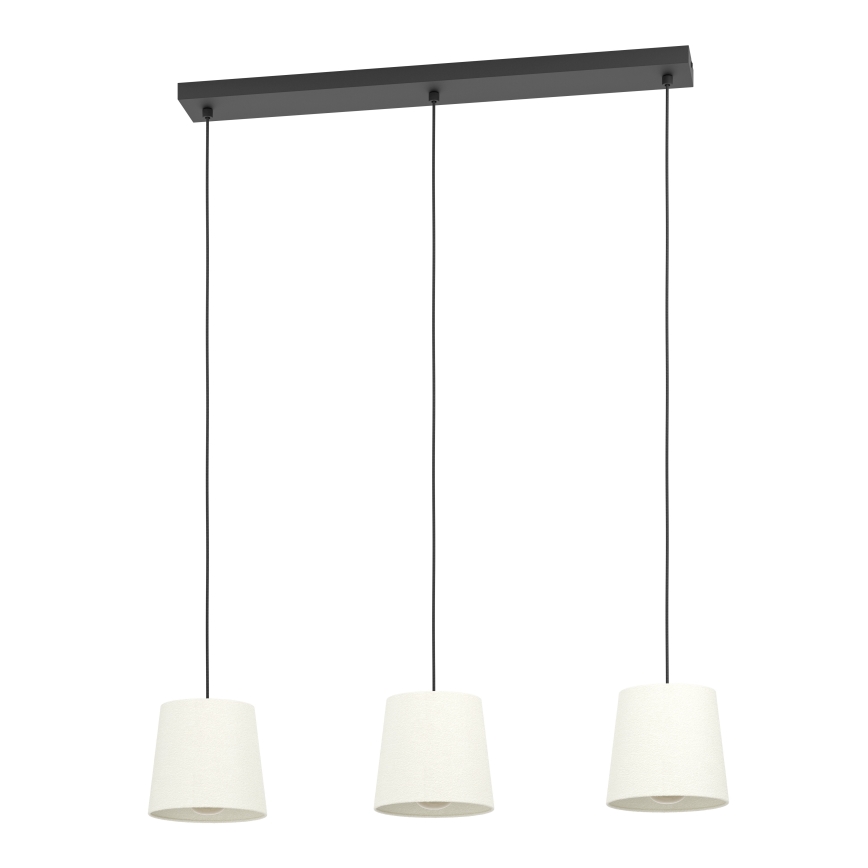 Eglo - Pakabinamas sietynas 3xE27/60W/230V balta