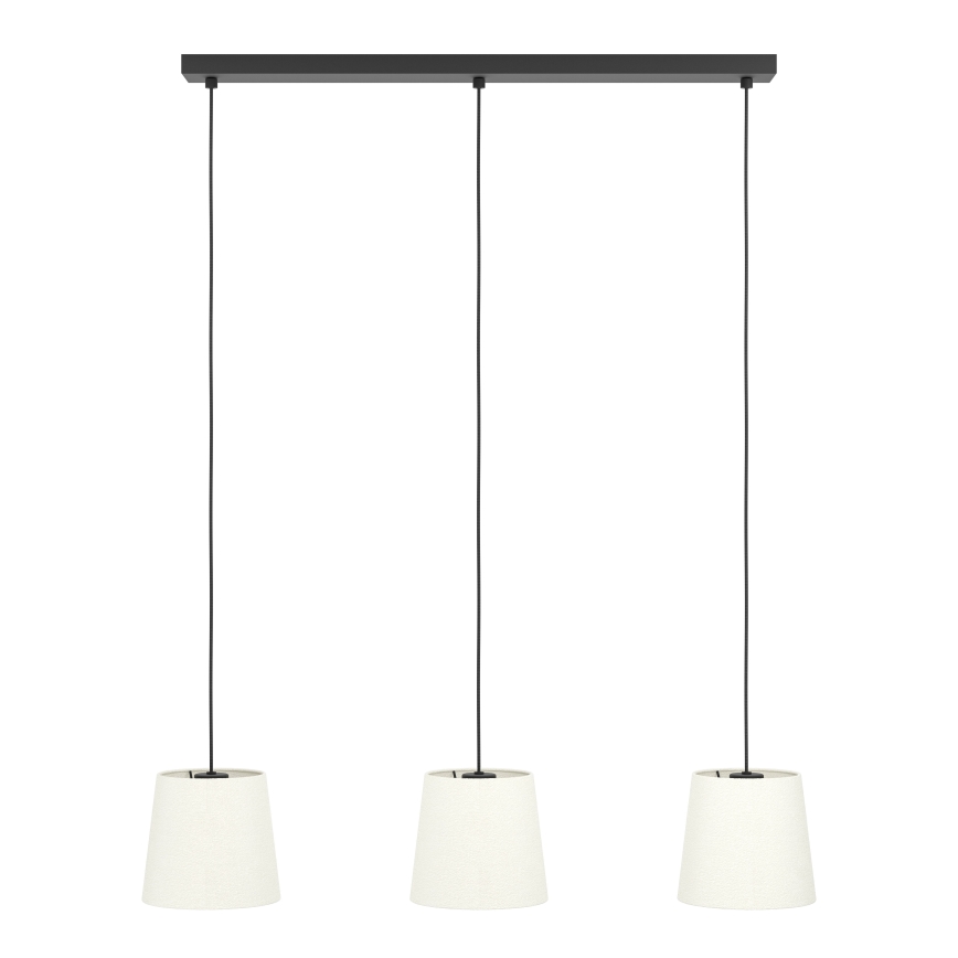 Eglo - Pakabinamas sietynas 3xE27/60W/230V balta
