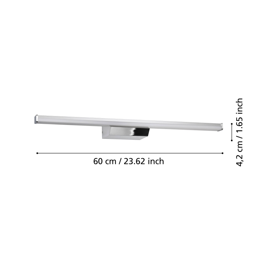 Eglo - LED RGBW šviesos reguliavimas vonia veidrodžio šviestuvas LED/12W/230V 2700-6500K IP44 matinis chromas