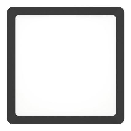 Eglo - LED lubinis šviestuvas LED/10,5W/230V 2700/4000/6500K 22x22cm juodas