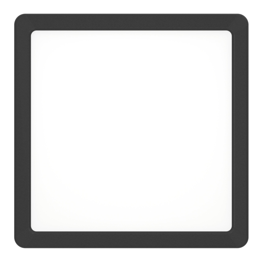 Eglo - LED lubinis šviestuvas LED/10,5W/230V 2700/4000/6500K 22x22cm juodas