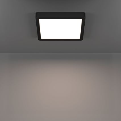 Eglo - LED lubinis šviestuvas LED/10,5W/230V 2700/4000/6500K 22x22cm juodas