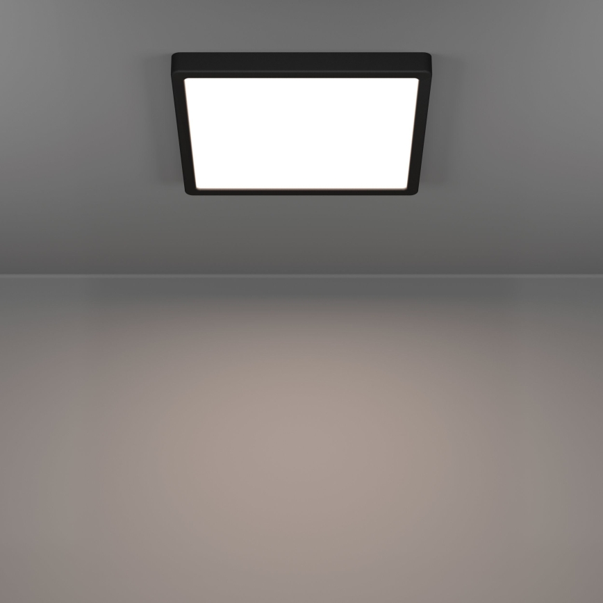 Eglo - LED lubinis šviestuvas LED/13W/230V 2700/4000/6500K 29x29cm juodas