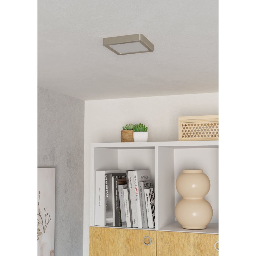 Eglo - LED lubinis šviestuvas LED/7W/230V 2700/4000/6500K 15x15 cm matinis chromas