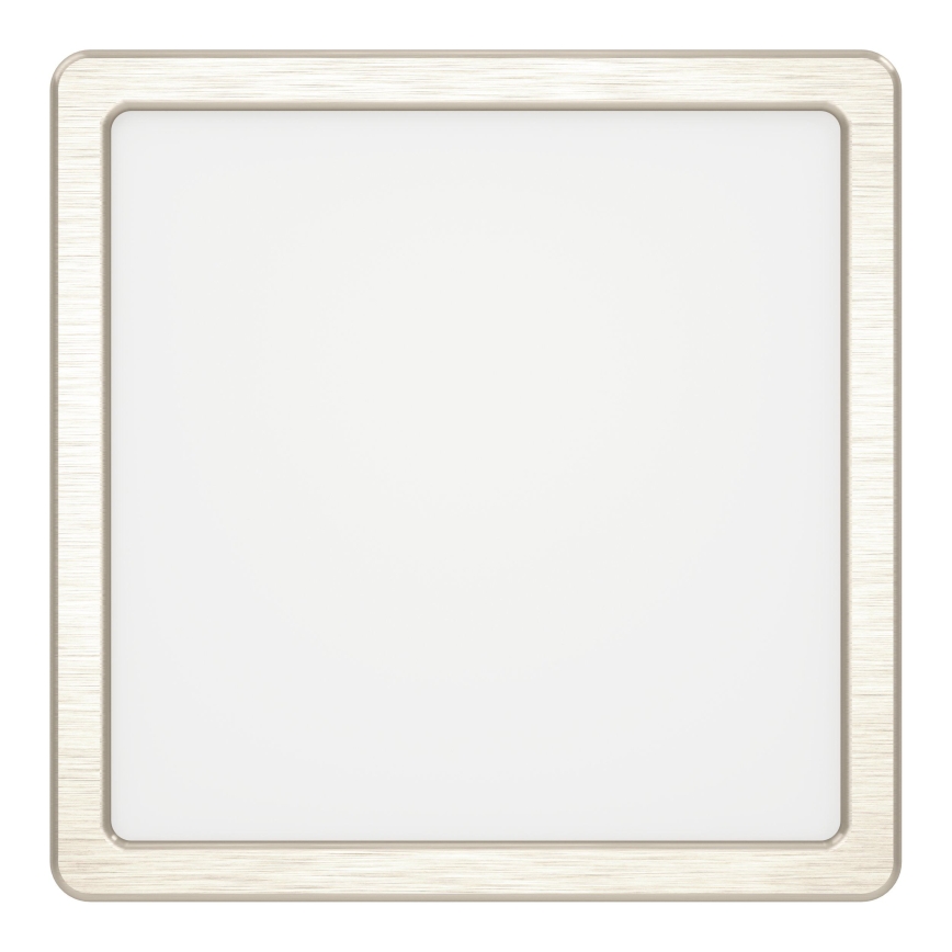 Eglo - LED Lubinis šviestuvas LED/10,5W/230V 2700/4000/6500K 22x22 cm matinis chromas