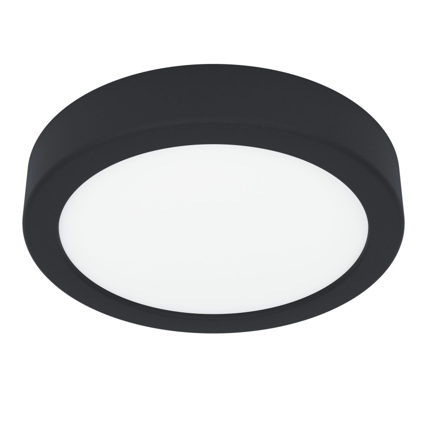 Eglo - Vonios kambario lubinis LED šviestuvas LED/7,5W/230V 2700/4000/6500K Ø 16,6 cm IP44 juodas