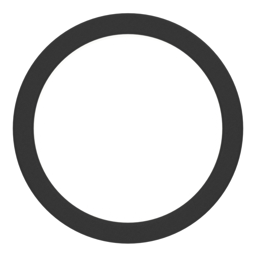 Eglo - LED vonios kambario lubinis šviestuvas LED/7,5W/230V skersm. 16,6 cm IP44 juodas