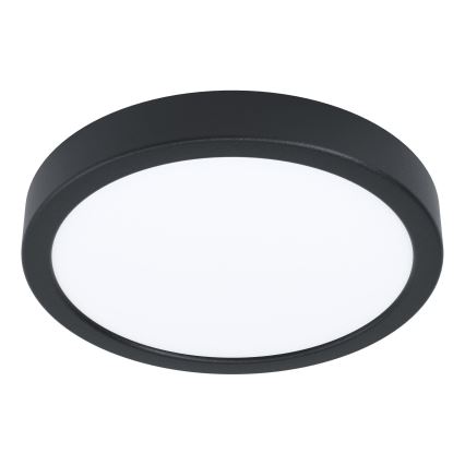 Eglo - LED vonios kambario lubinis šviestuvas LED/11,5W/230V 2700/4000/6500K skersmuo 21,1 cm IP44 juodas