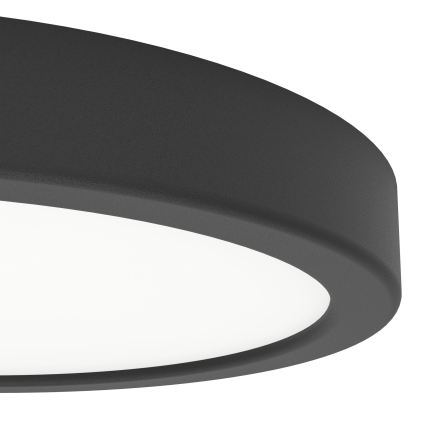 Eglo - LED vonios kambario lubinis šviestuvas LED/11,5W/230V 2700/4000/6500K skersmuo 21,1 cm IP44 juodas