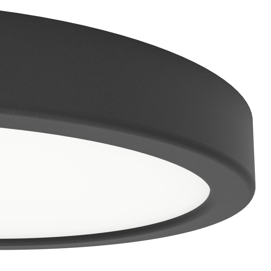 Eglo - LED vonios kambario lubinis šviestuvas LED/11,5W/230V 2700/4000/6500K skersmuo 21,1 cm IP44 juodas