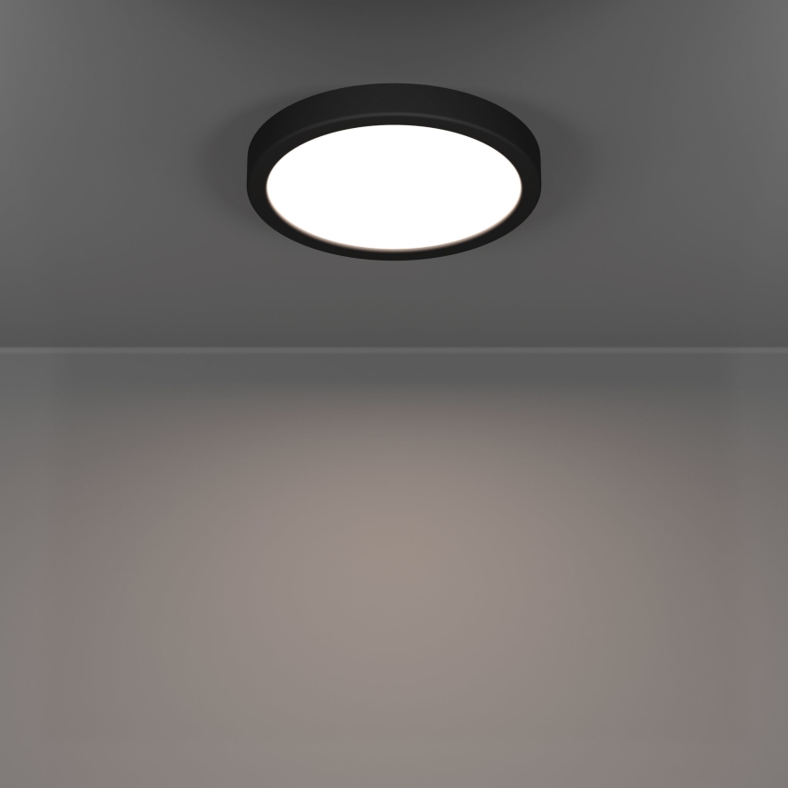 Eglo - LED vonios kambario lubinis šviestuvas LED/11,5W/230V 2700/4000/6500K skersmuo 21,1 cm IP44 juodas
