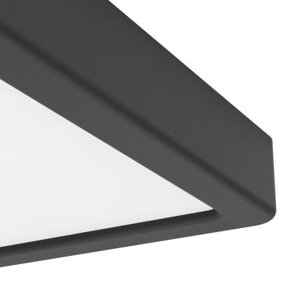 Eglo - LED vonios lubinis šviestuvas LED/7W/230V 2700/4000/6500K 15x15 cm IP44 juodas