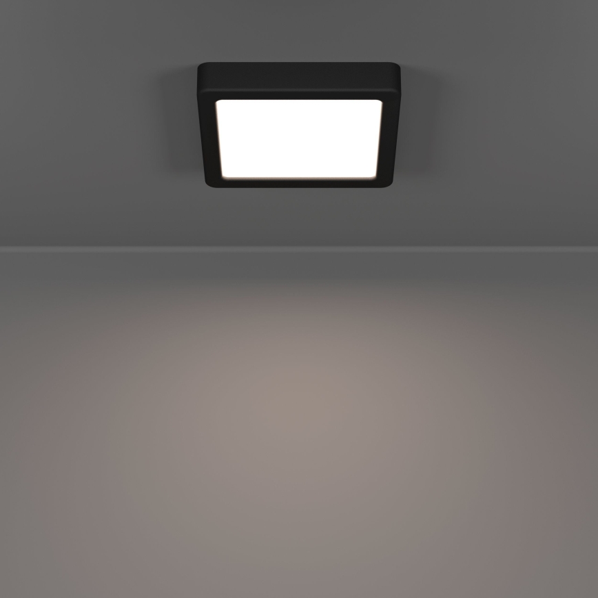Eglo - LED vonios lubinis šviestuvas LED/7W/230V 2700/4000/6500K 15x15 cm IP44 juodas