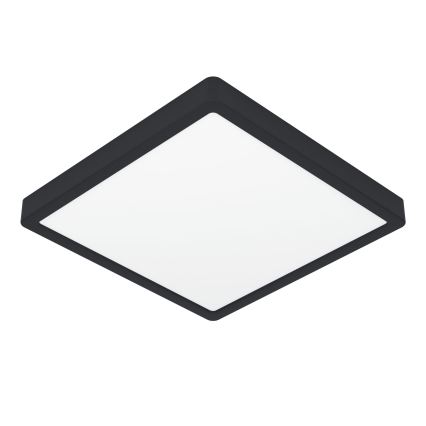 Eglo - LED vonios lubinis šviestuvas LED/13W/230V 29x29 cm IP44 juodas