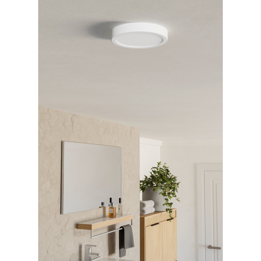 Eglo - vonios kambario lubinis LED šviestuvas LED/7,5W/230V 2700/4000/6500K skersmuo 16,6 cm IP44 balta