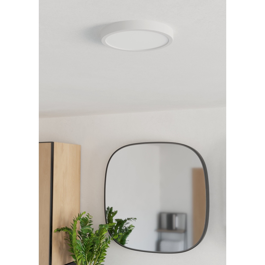 Eglo - LED vonios kambario lubinis šviestuvas LED/11,5W/230V skersmuo 21,1 cm IP44 baltas