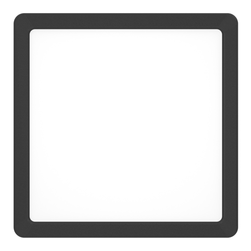 Eglo - LED RGBW reguliuojamas vonios kambario lubinis šviestuvas LED/10,5W/230V 2700-6500K 22x22 cm IP44 juodas