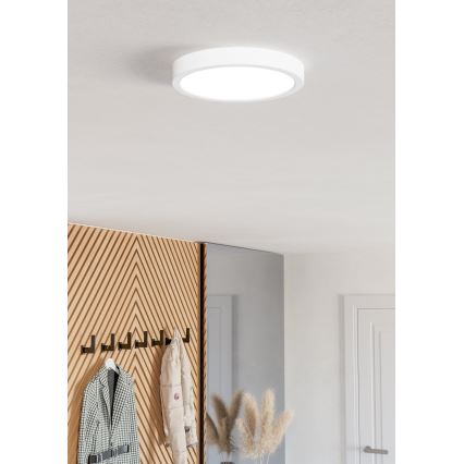 Eglo - LED RGBW dimeriuojamas vonios lubų šviestuvas LED/11,2W/230V 2700–6500K Ø 21,1 cm IP44 balta