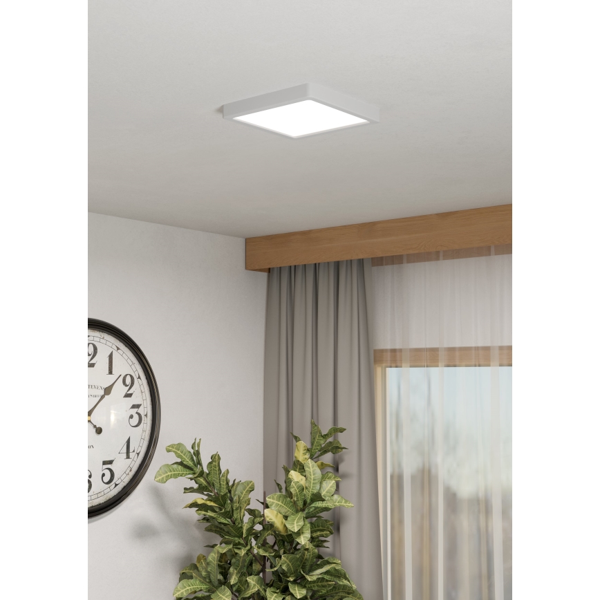 Eglo - LED RGBW reguliuojamas vonios kambario lubų šviestuvas LED/10,5W/230V 2700-6500K 22x22 cm IP44 baltas