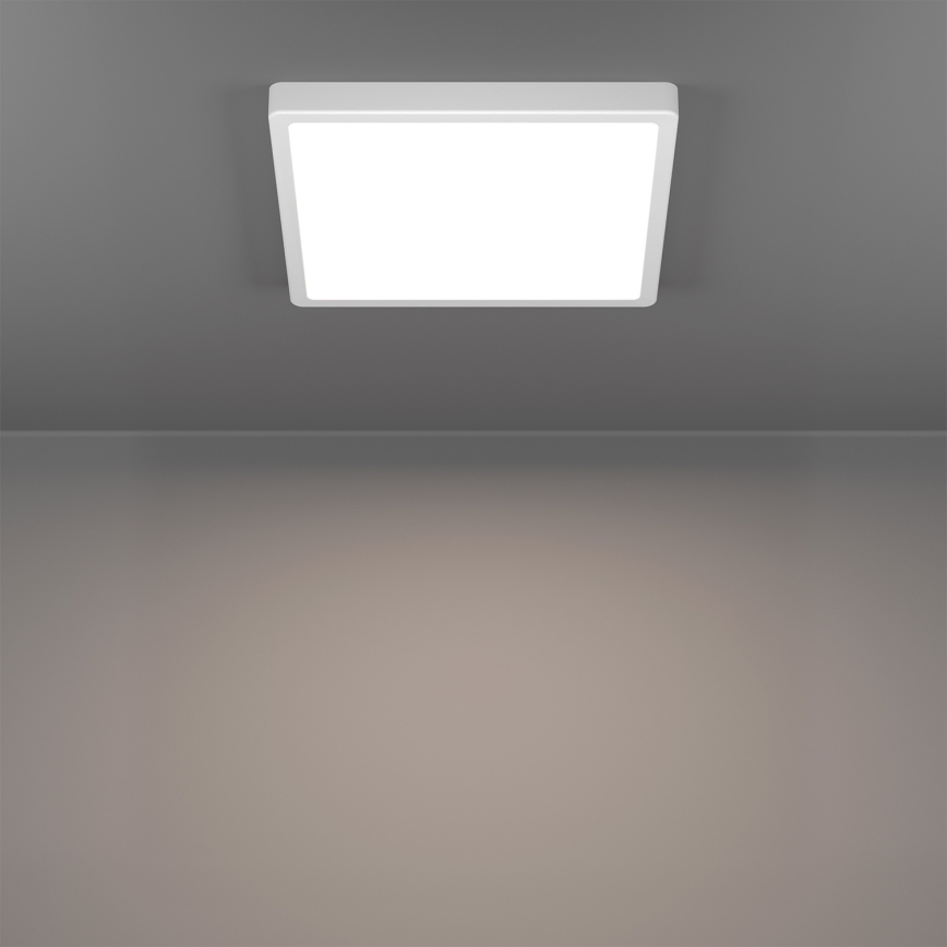 Eglo - LED RGBW reguliuojamas lubinis vonios šviestuvas LED/13,5W/230V 2700-6500K 29,5x29,5 cm IP44 baltas