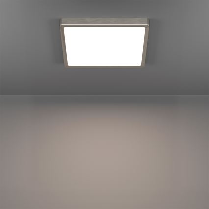 Eglo - LED RGBW dimeriuojamas vonios lubinis šviestuvas LED/13,5W/230V 2700-6500K 29,5x29,5 cm IP44 matinio chromo apdaila