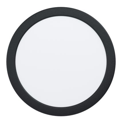 Eglo - įleidžiamasis LED šviestuvas LED/18,5W/230V 2700/4000/6500K Ø 21,6 cm juodas