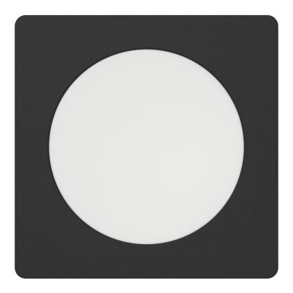 Eglo - LED įleidžiamas šviestuvas LED/6,3W/230V 2700/4000/6500K 11,9x11,9 cm juoda