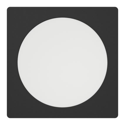 Eglo - LED įleidžiamasis šviestuvas LED/10,5W/230V 2700/4000/6500K 16,6x16,6 cm juodas