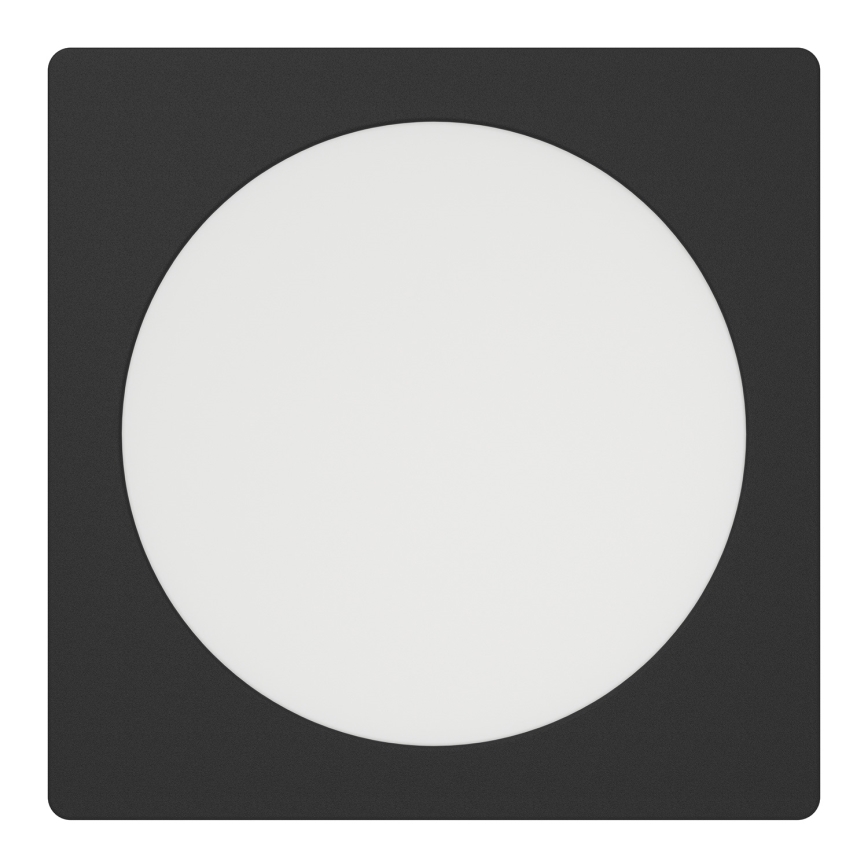 Eglo - LED įleidžiamasis šviestuvas LED/10,5W/230V 2700/4000/6500K 16,6x16,6 cm juodas