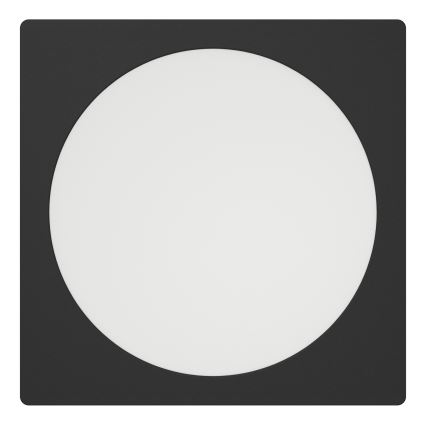 Eglo - LED įleidžiamasis lubų šviestuvas LED/18,5W/230V 2700/4000/6500K 21,6x21,6 cm juodas