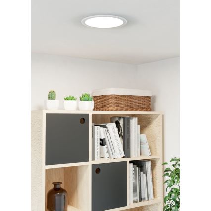 Eglo - LED įleidžiamas šviestuvas LED/18,5W/230V 2700/4000/6500K Ø 21,6 cm balta
