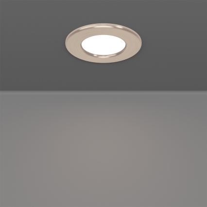 Eglo – komplektas 3 vnt. LED įleidžiamųjų šviestuvų LED/3,7 W/230 V 2700/4000/6500 K Ø 8,8 cm, matinis chromas