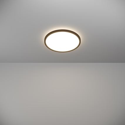 Eglo - LED lubinis vonios šviestuvas LED/13,9W/230V 2700/4000/6500K diametras 30 cm IP44 juoda