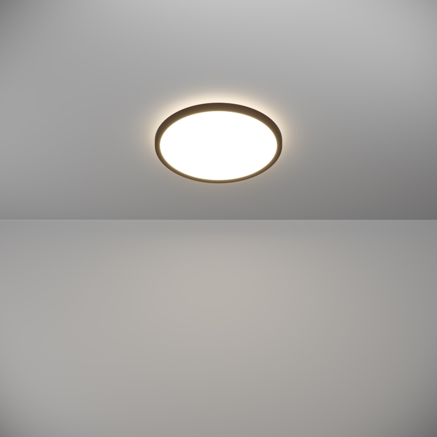 Eglo - LED lubinis vonios šviestuvas LED/13,9W/230V 2700/4000/6500K diametras 30 cm IP44 juoda