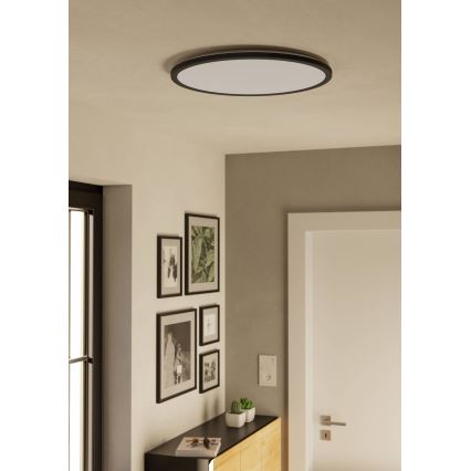 Eglo - LED lubinis vonios šviestuvas LED/16,8W/230V 2700/4000/6500K diametras 50 cm IP44 juoda