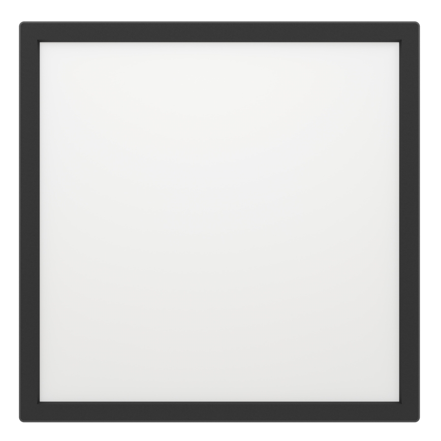 Eglo - LED lubinis vonios šviestuvas LED/13,4W/230V 2700/4000/6500K 29x29 cm IP44 juoda