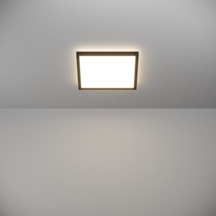 Eglo - LED lubinis vonios šviestuvas LED/13,4W/230V 2700/4000/6500K 29x29 cm IP44 juoda