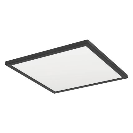 Eglo - LED lubinis vonios šviestuvas LED/17,6W/230V 2700/4000/6500K 39x39 cm IP44 juoda