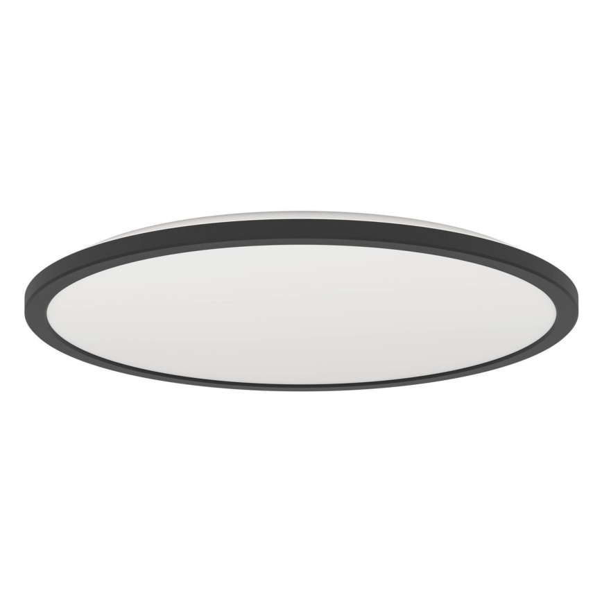 Eglo - LED pritemdomas lubinis vonios šviestuvas LED/16,8W/230V 2700-6500K diametras 50 cm IP44 juoda + nuotolinio valdymo pultas