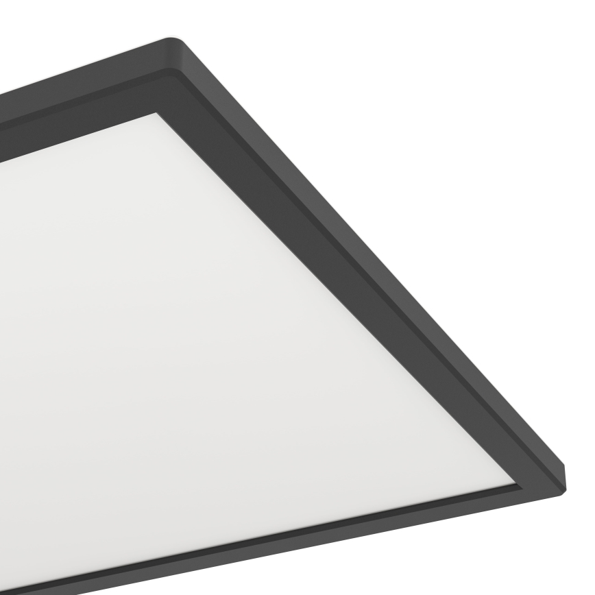 Eglo - LED pritemdomas lubinis vonios šviestuvas LED/17,6W/230V 2700-6500K 39x39 cm IP44 juoda + nuotolinio valdymo pultas