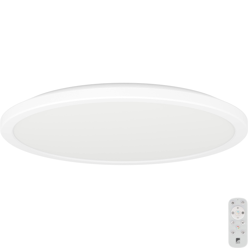 Eglo - LED pritemdomas lubinis vonios šviestuvas LED/18,5W/230V 2700-6500K diametras 38,9 cm IP44 balta + nuotolinio valdymo pultas