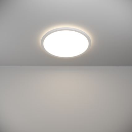 Eglo - LED pritemdomas lubinis vonios šviestuvas LED/18,5W/230V 2700-6500K diametras 38,9 cm IP44 balta + nuotolinio valdymo pultas