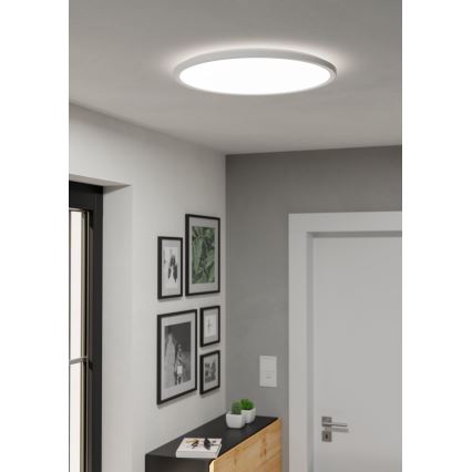 Eglo - LED pritemdomas lubinis vonios šviestuvas LED/16,8W/230V 2700-6500K pr.50 cm IP44 balta + nuotolinio valdymo pultas