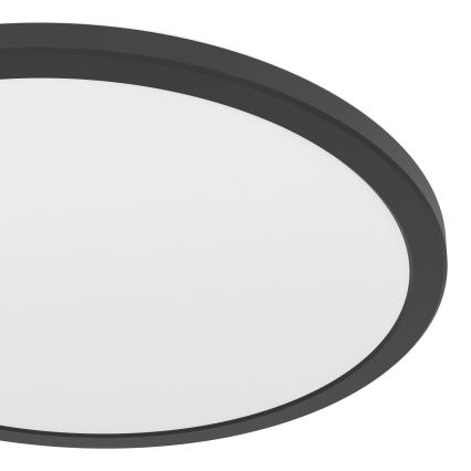 Eglo - LED RGBW Pritemdomas vonios lubinis šviestuvas LED/18,5W/230V 2700-6500K pr.38,9cm IP44 juodas ZigBee