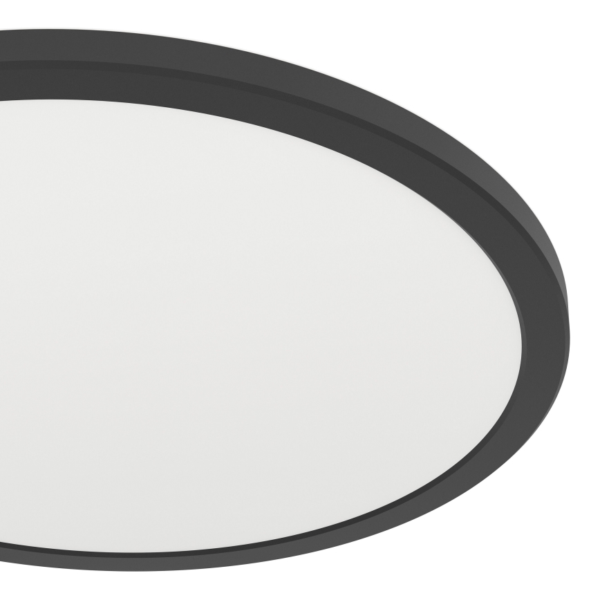 Eglo - LED RGBW Pritemdomas vonios lubinis šviestuvas LED/18,5W/230V 2700-6500K pr.38,9cm IP44 juodas ZigBee